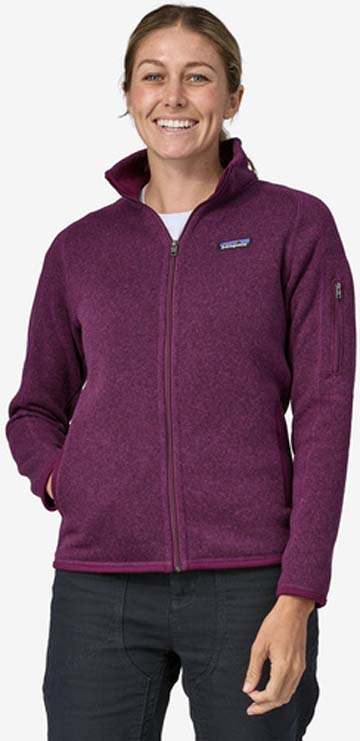 Patagonia Women's Better Sweater 100% Recycled Polyester Full-Zip Fleece Jacket
